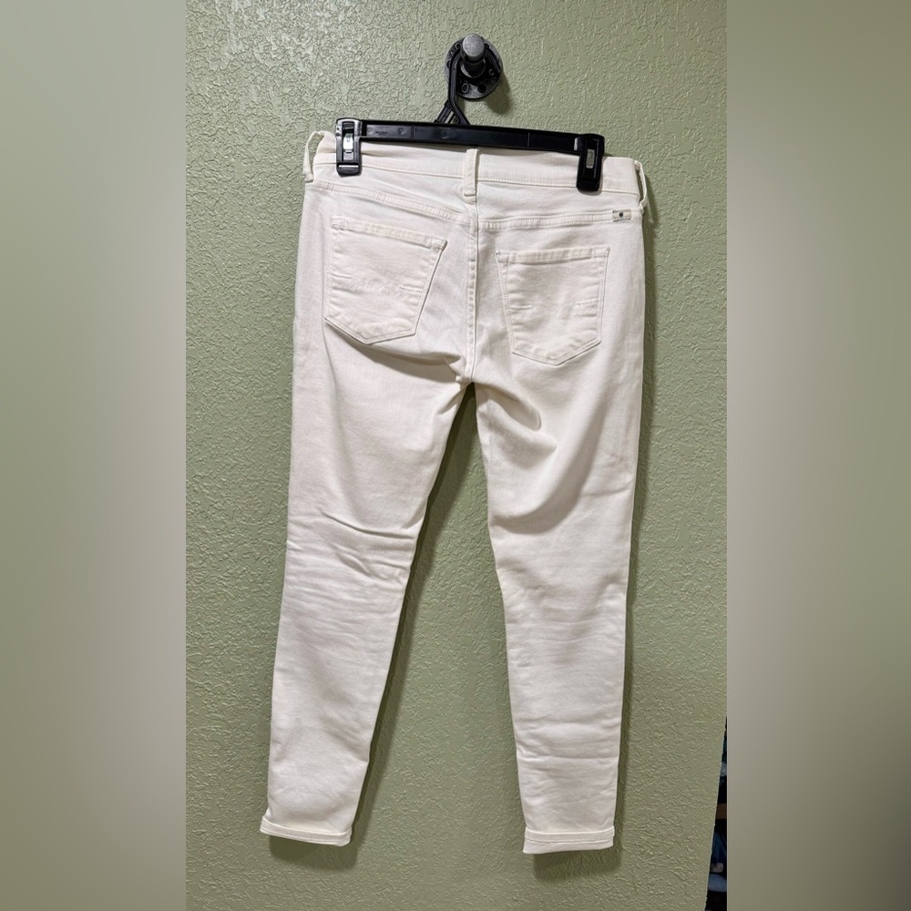 Lucky Brand Women's Off-White Skinny Jeans - Picture 2 of 3